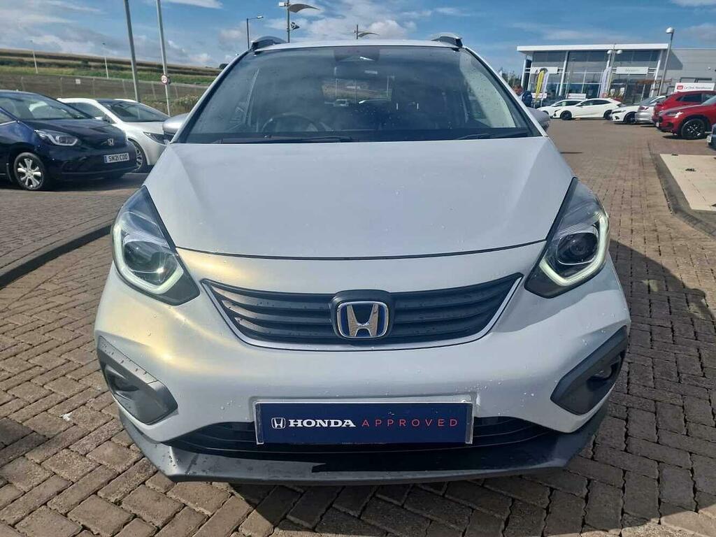 Honda Jazz 1.5 I-mmd Hybrid Crosstar Ex Ecvt White #6