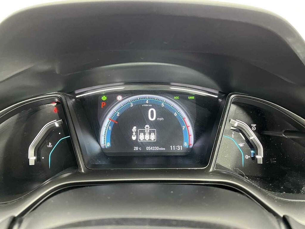 Honda Civic Civic 1.0 Vtec Turbo 126 Sport Line Cvt White #11