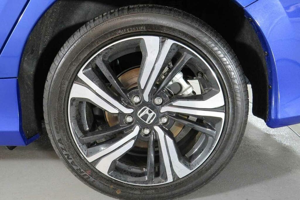 Honda Civic Civic 1.0 Vtec Turbo 126 Sport Line Cvt White #9