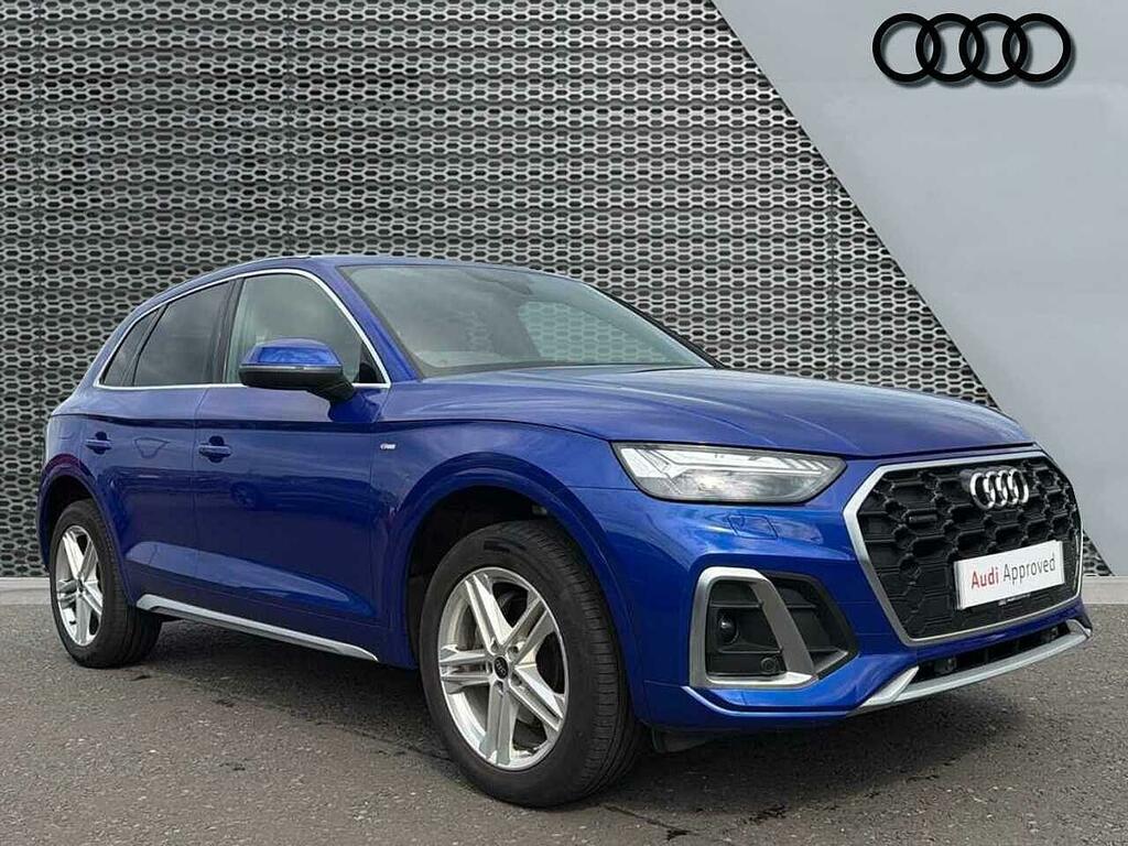 Audi Q5 S Line 45 Tfsi Quattro 265 Ps S Tronic Blue