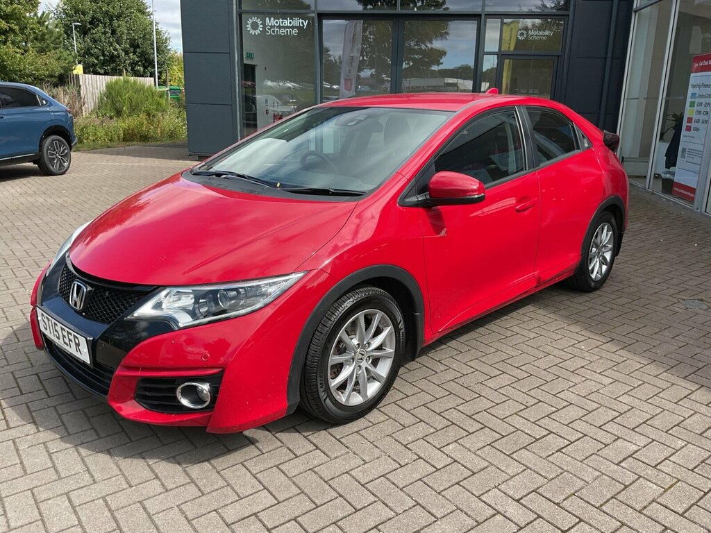 Honda Civic 1.6 I-dtec Se Plus Navi Euro 5 Ss Red #3
