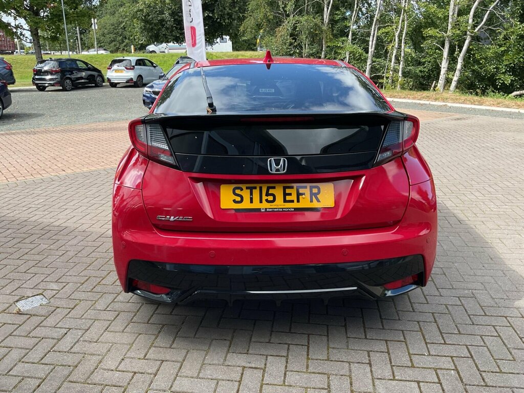 Honda Civic 1.6 I-dtec Se Plus Navi Euro 5 Ss Red #6