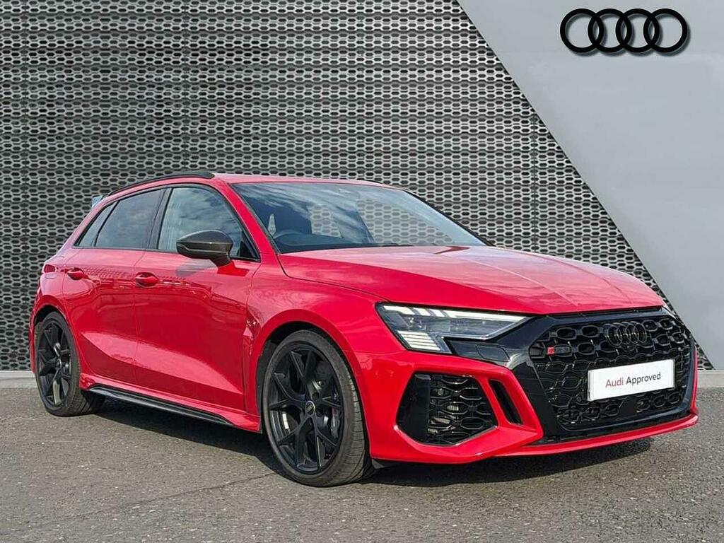 Audi RS3 Rs 3 Sportback Carbon Black 400 Ps S Tronic Red