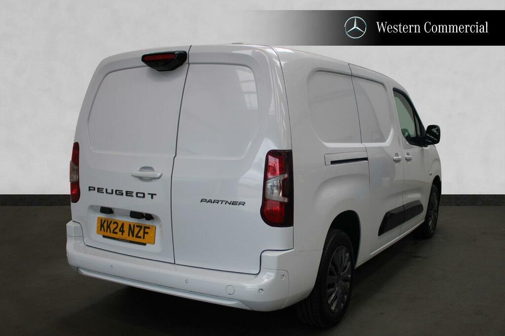 Peugeot Partner 1.5 Bluehdi 950 Asphalt Long Panel Van 6Dr White #5