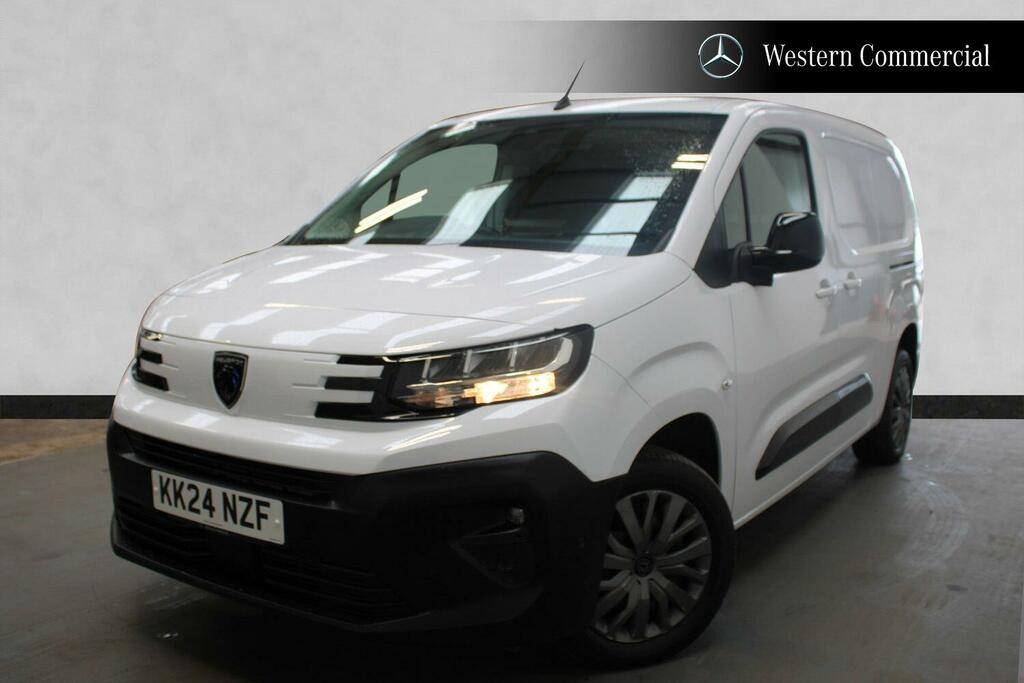 Peugeot Partner 1.5 Bluehdi 950 Asphalt Long Panel Van 6Dr White #4