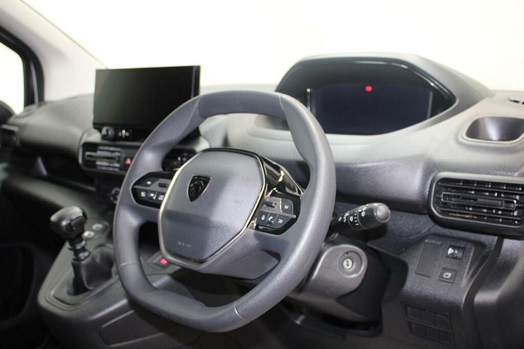 Peugeot Partner 1.5 Bluehdi 950 Asphalt Long Panel Van 6Dr White #2