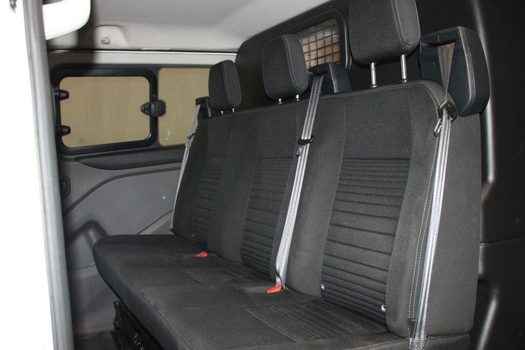 Ford Transit Custom 2.0 320 Ecoblue Limited Crew Van Double Cab Di HX22OAA White #6