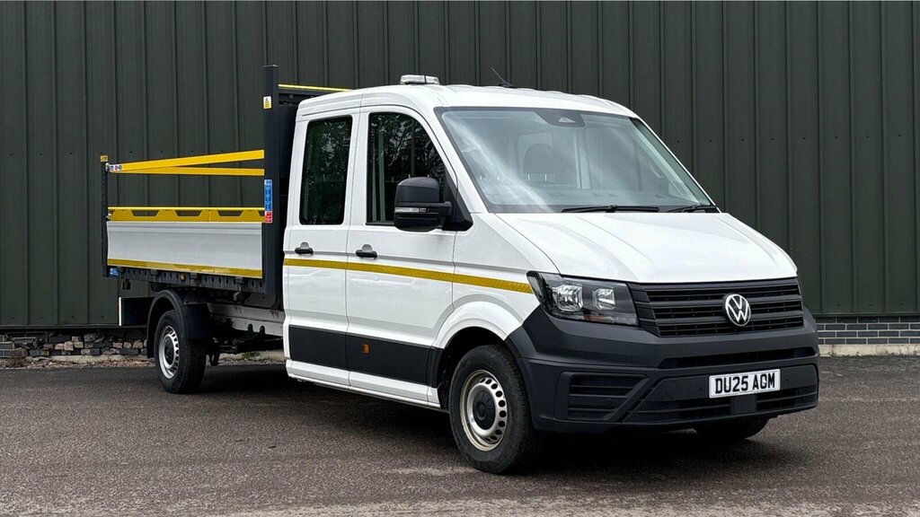 Volkswagen Crafter 2.0 Tdi 140Ps Commerce Etg Tipper Dcab White