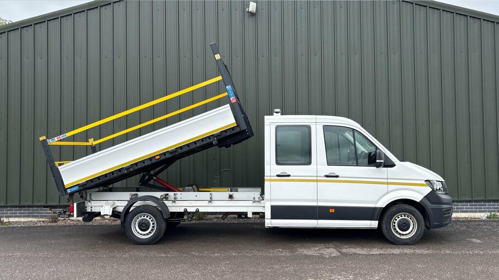 Volkswagen Crafter 2.0 Tdi 140Ps Commerce Etg Tipper Dcab White #3