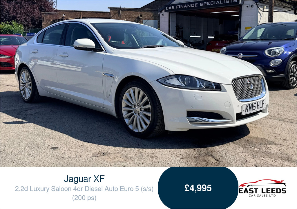 Jaguar XF 2.2D Luxury Saloon Euro 5 Ss 2 White