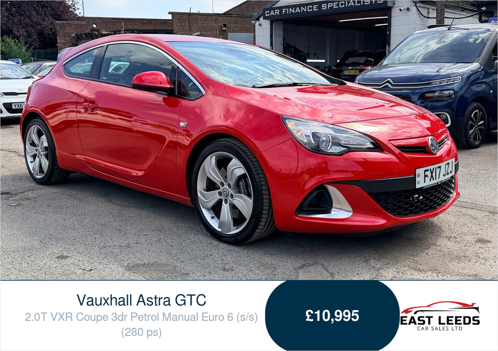 Vauxhall Astra GTC 2.0T Vxr Coupe Euro 6 Ss 280 Red