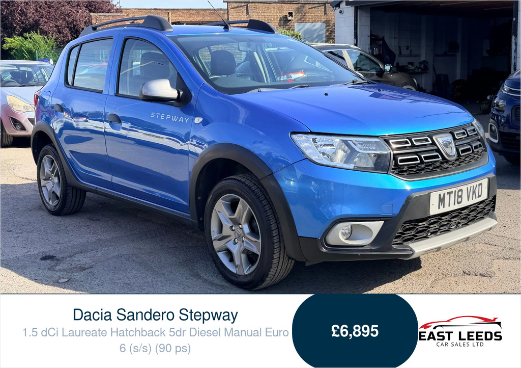 Dacia Sandero Stepway 1.5 Dci Laureate Hatchback Euro Blue