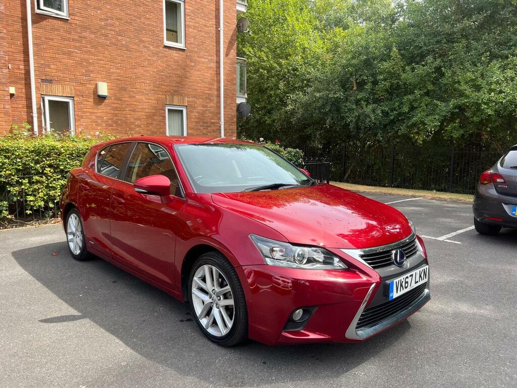 Lexus CT Hatchback 1.8 200H Advance Cvt Euro 6 Ss 2 Red