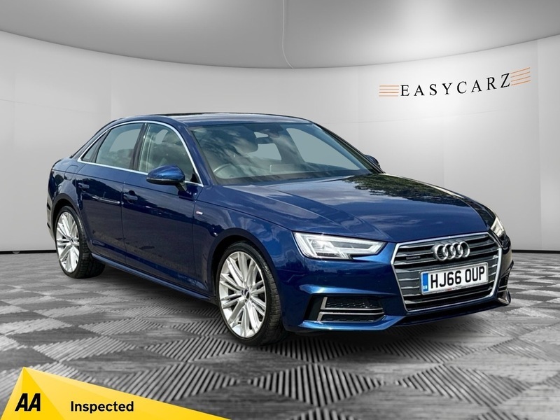 Audi A4 Tdi Quattro S Line Blue