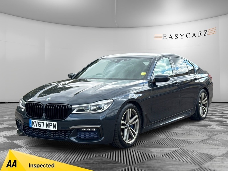 BMW 7 Series 740D Xdrive M Sport Grey #3