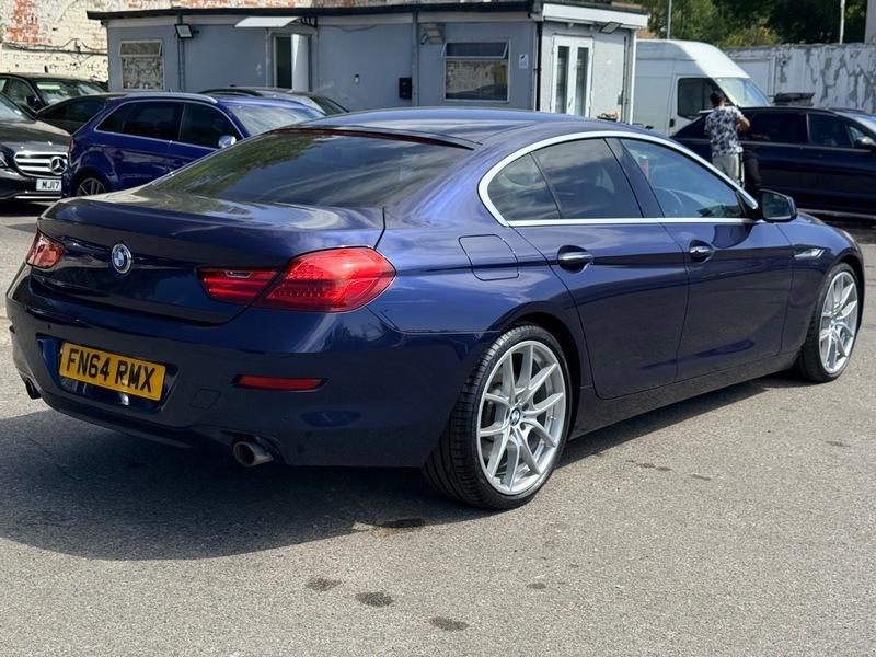BMW 6 Series Gran Coupe Saloon 3.0 640D M Sport Gran Coupe 201515 Blue #4