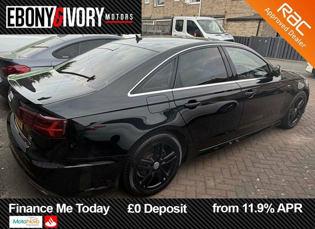 Audi A6 Saloon 2L S Line Black #4