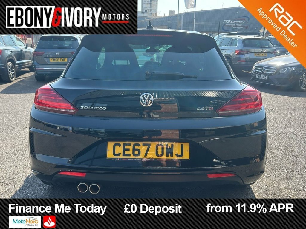 Volkswagen Scirocco 2L R-line CE67OWJ Black #4