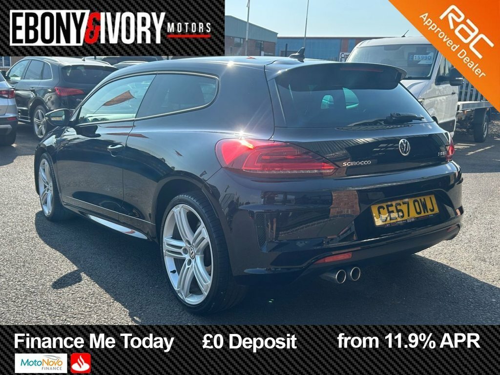 Volkswagen Scirocco 2L R-line CE67OWJ Black #3