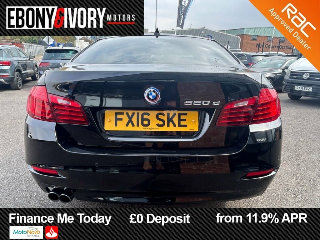 BMW 5 Series 2L Se Black #4