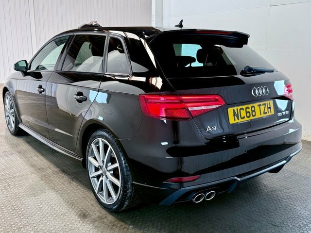 Audi A3 2019 1.5 Tfsi Cod 35 Black Edition Sportback P NC68TZH Black #4