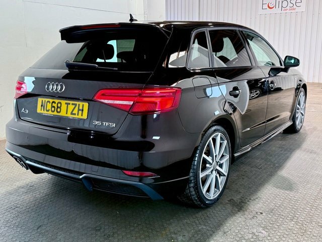 Audi A3 2019 1.5 Tfsi Cod 35 Black Edition Sportback P NC68TZH Black #6