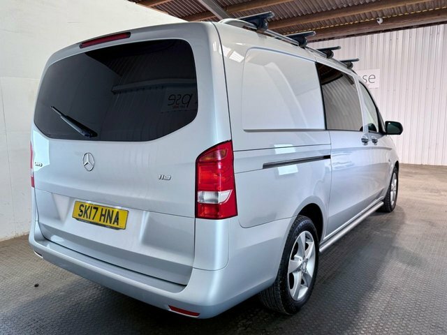 Mercedes-Benz Vito 2017 2.1 119 Cdi Bluetec Sport Crew Van Double Cab Silver #6