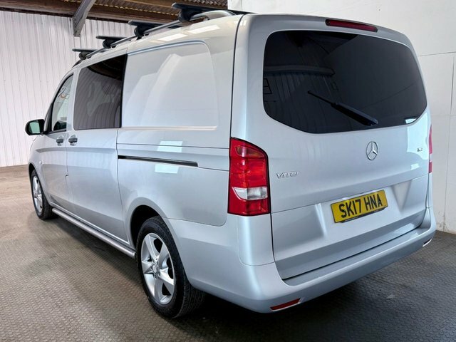 Mercedes-Benz Vito 2017 2.1 119 Cdi Bluetec Sport Crew Van Double Cab Silver #4