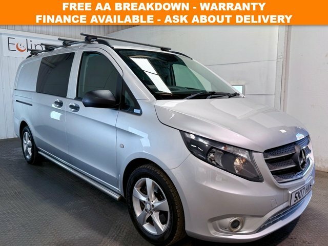 Mercedes-Benz Vito 2017 2.1 119 Cdi Bluetec Sport Crew Van Double Cab Silver