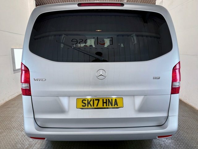 Mercedes-Benz Vito 2017 2.1 119 Cdi Bluetec Sport Crew Van Double Cab Silver #5