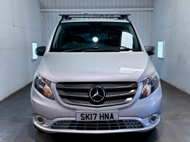 Mercedes-Benz Vito 2017 2.1 119 Cdi Bluetec Sport Crew Van Double Cab Silver #2