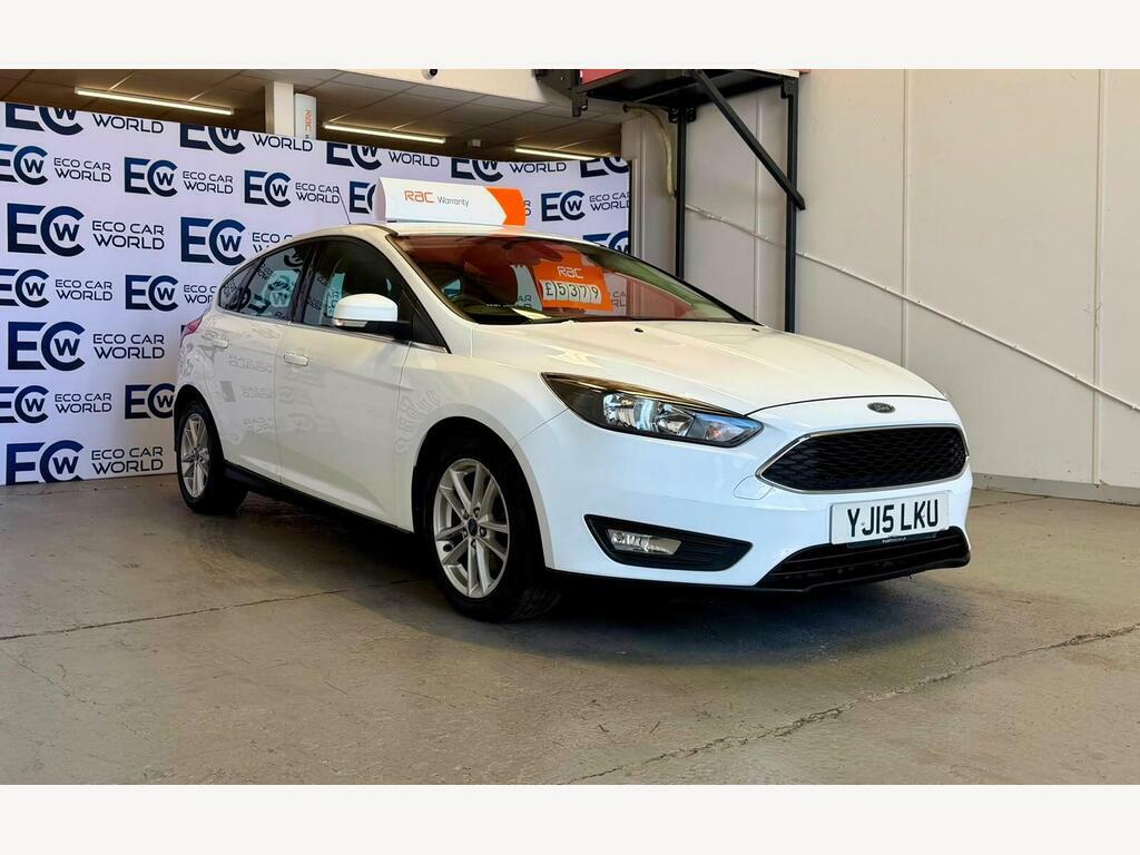 Ford Focus 1.0T Ecoboost Zetec Euro 6 S S YJ15LKU White #2