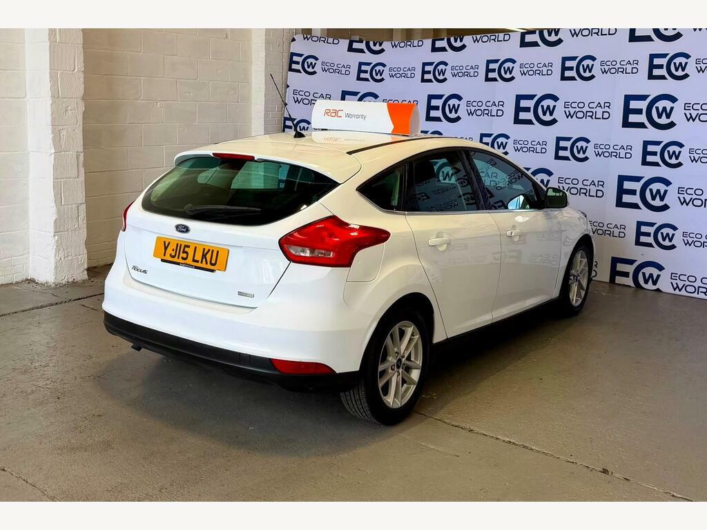 Ford Focus 1.0T Ecoboost Zetec Euro 6 S S YJ15LKU White #4