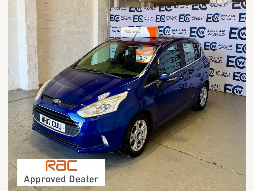 Ford B-Max 1.0T Ecoboost Zetec Navigator Euro 6 Blue