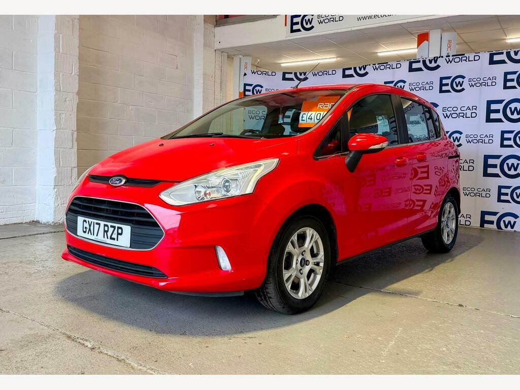 Ford B-Max 1.0T Ecoboost Zetec Navigator Euro 6 GX17RZP Red #4