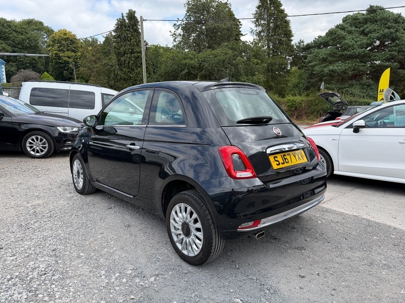 Fiat 500 Sunroof A C Bluetooth Black #4