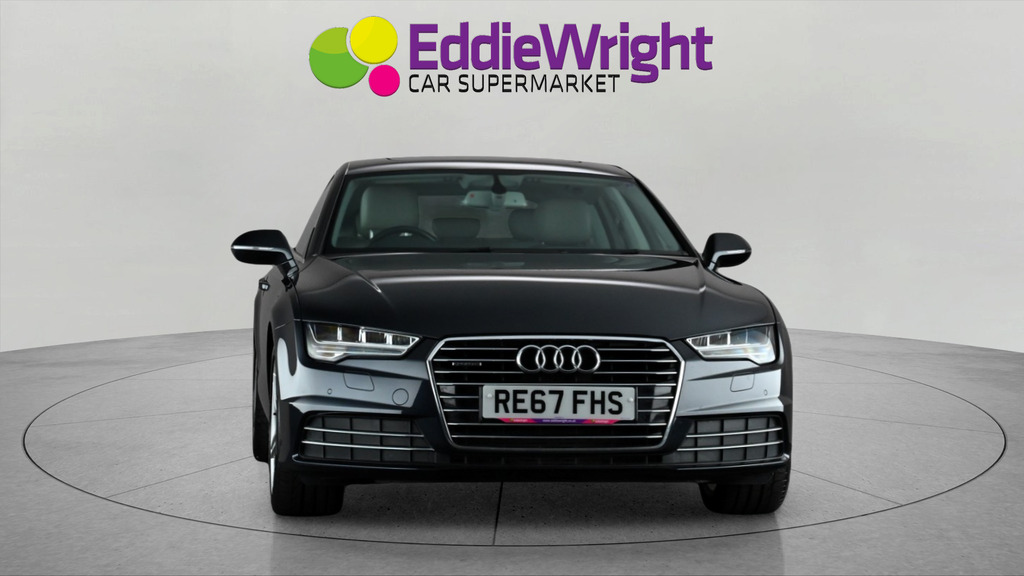 Audi A7 3.0 Tdi V6 218 Bhp Black Edition Quattro Sportback RE67FHS Blue #2