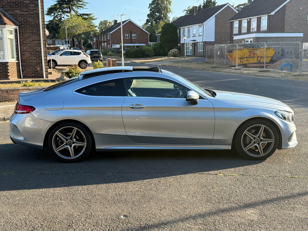 Mercedes-Benz C Class 2.1 C220d Amg Line Premium Coupe G-tr Silver #6