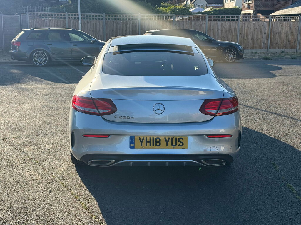 Mercedes-Benz C Class 2.1 C220d Amg Line Premium Coupe G-tr Silver #4