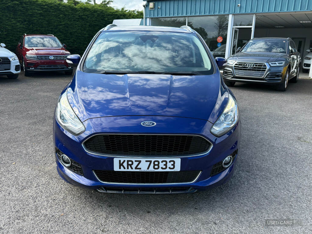 Ford S-Max 2.0 Tdci 180 Titanium Sport Powershift Awd KRZ7833 Blue #2