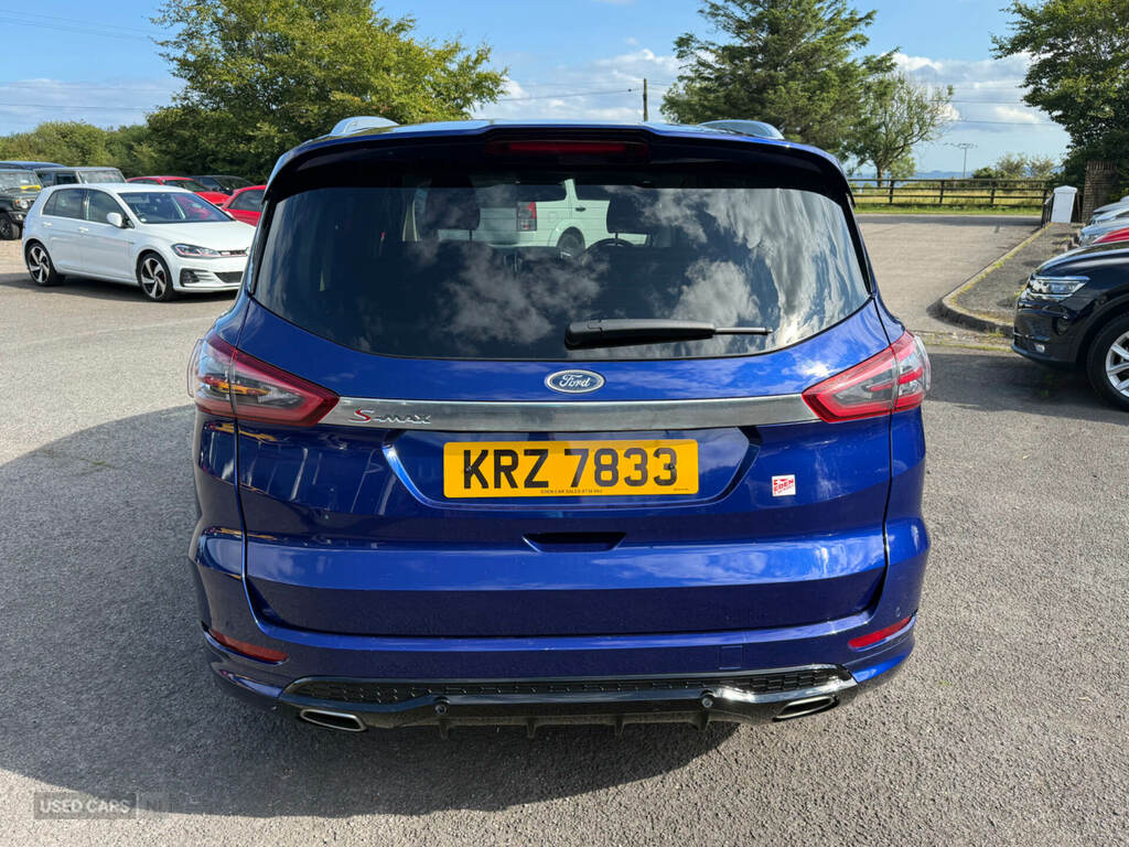 Ford S-Max 2.0 Tdci 180 Titanium Sport Powershift Awd KRZ7833 Blue #6