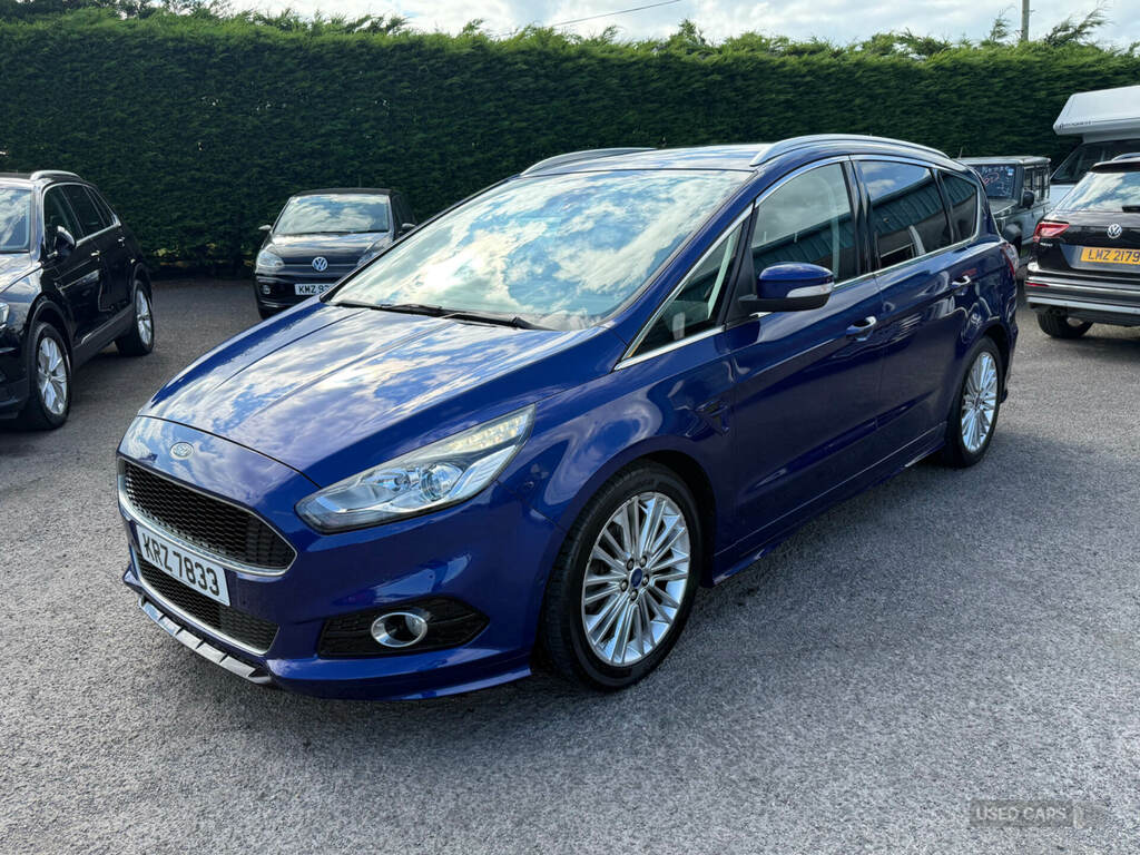 Ford S-Max 2.0 Tdci 180 Titanium Sport Powershift Awd KRZ7833 Blue #3