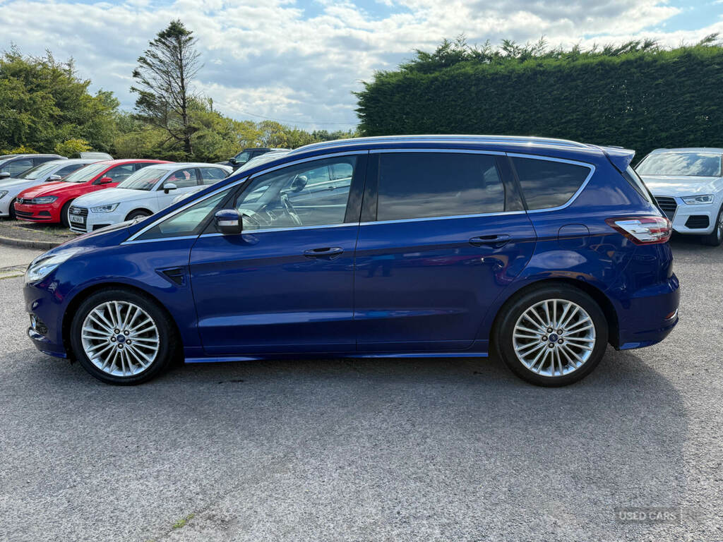 Ford S-Max 2.0 Tdci 180 Titanium Sport Powershift Awd KRZ7833 Blue #4