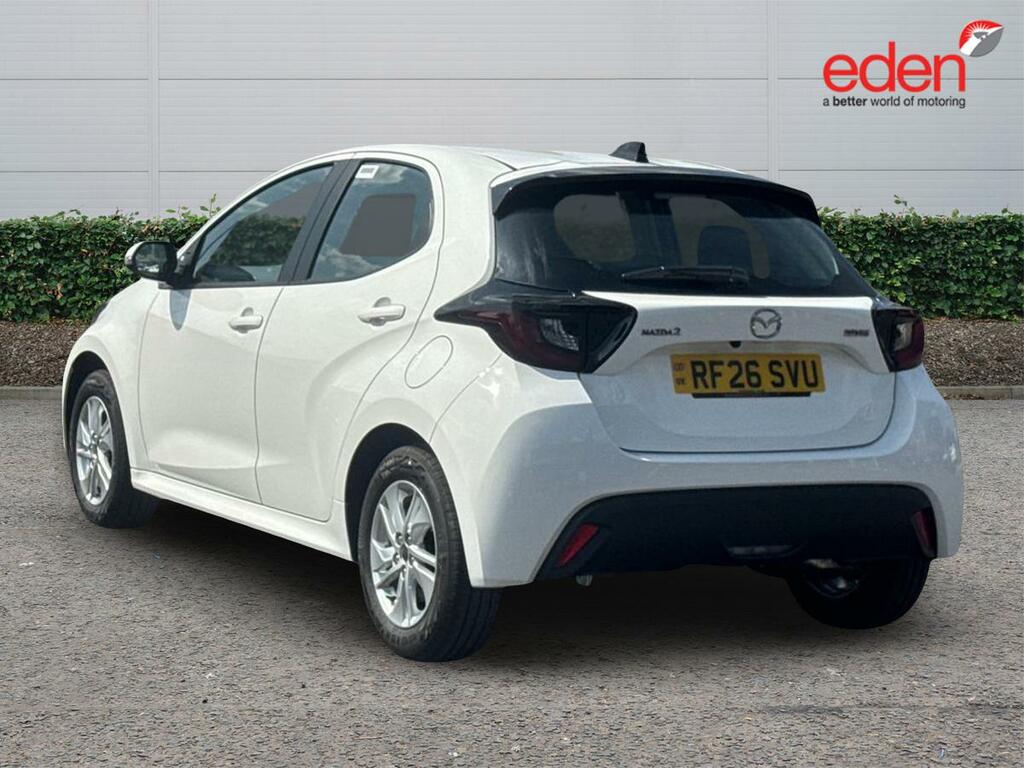 Mazda 2 Centre Line White #5