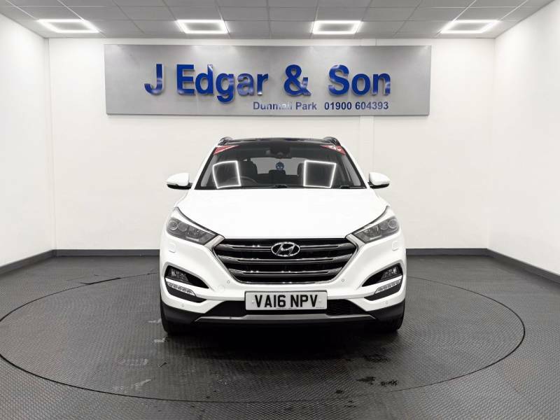 Hyundai Tucson 2.0 Crdi 185 Premium Se White #5