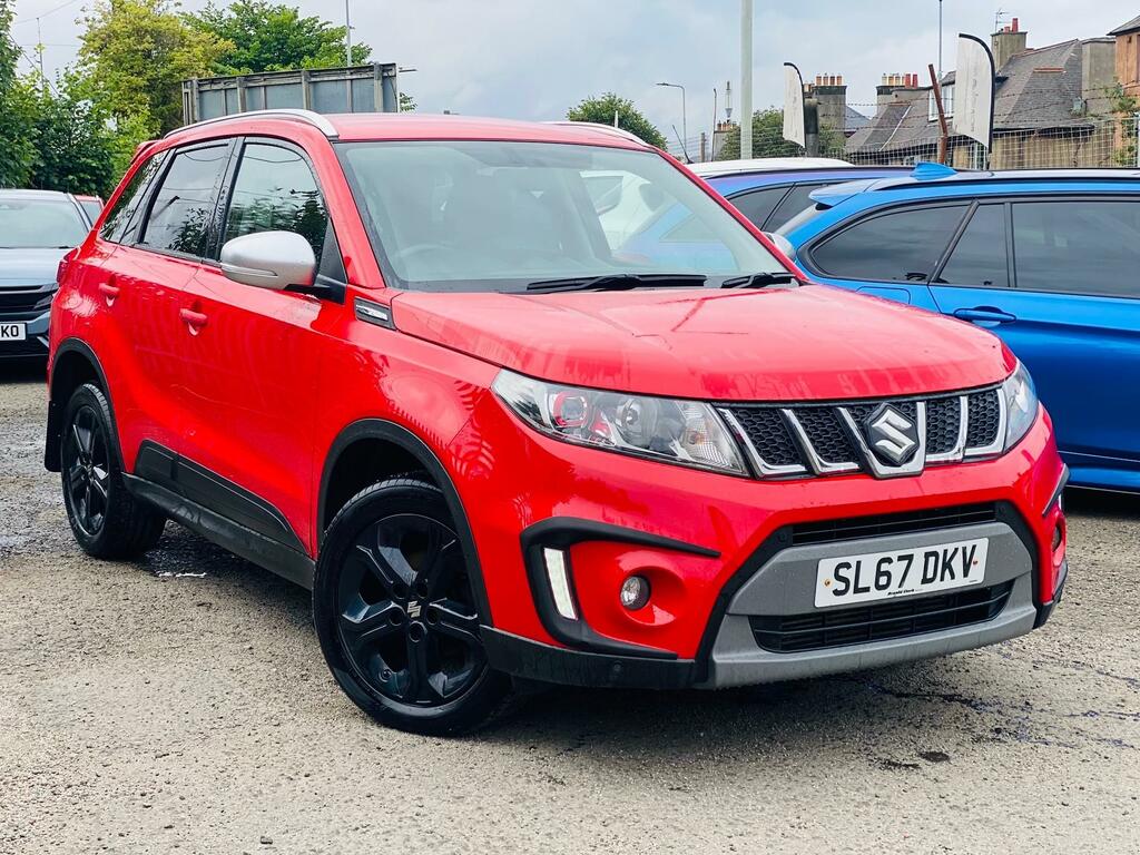 Suzuki Vitara 1.4 Boosterjet S Fsh Ulez 1 Yr Mot 4Wd Red