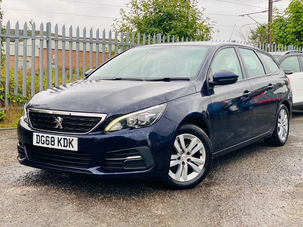 Peugeot 308 SW 1.5 Bluehdi Active Estate Ulez Fsh Long Mot Blue #3