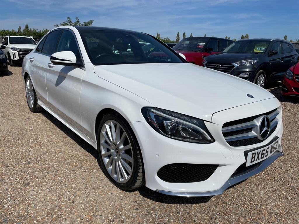 Mercedes-Benz C Class 2.1 D Amg Line Premium 7G-tronic Euro 6 Ss 4 White