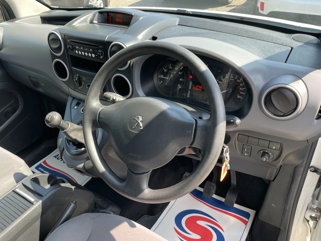 Peugeot Partner 1.6L 1.6 Hdi Professional L1 625 Swb White #16