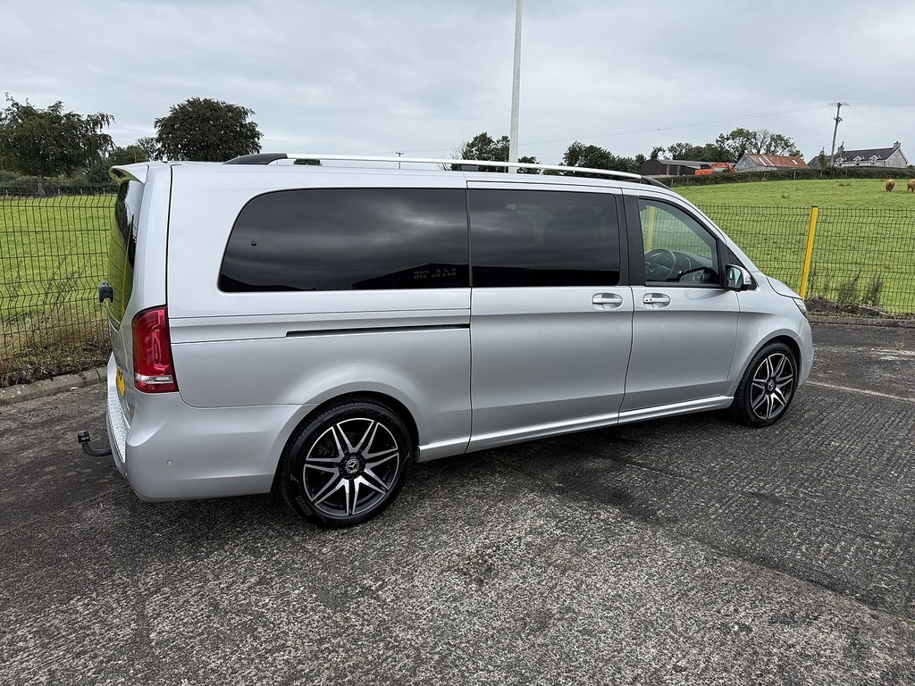 Mercedes-Benz V Class V250d Bluetec Amg Line Extra Long U5176 Ulez Silver #3